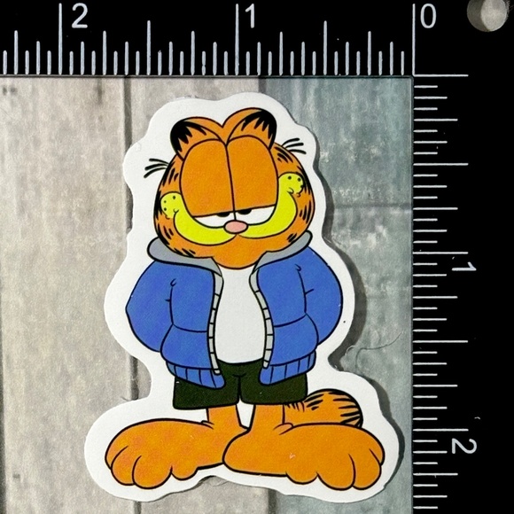 🌀10/$10🌀 Garfield Reusable Waterproof Vinyl Sticker Decal - Picture 1 of 1